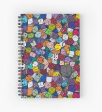 Cuaderno de espiral Dados de rol