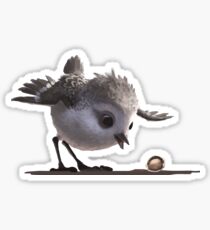 Wasserfarbener gebürsteter Sandpiper Sticker