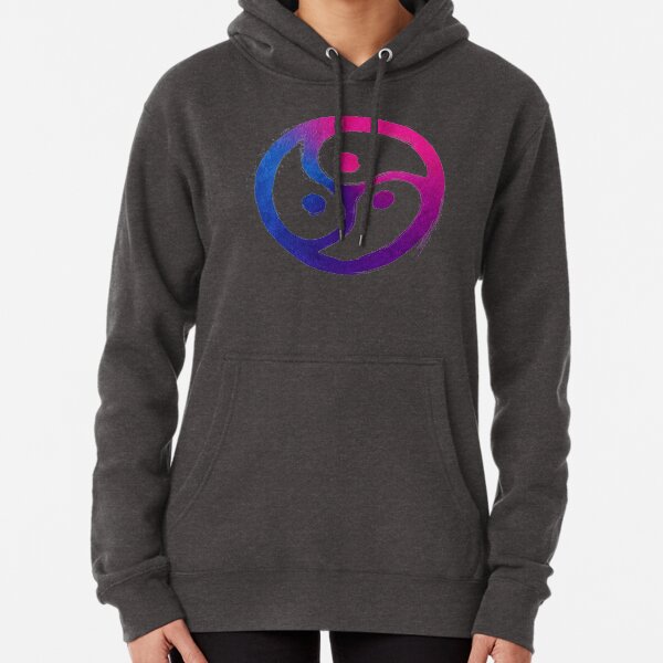 BDSM Triskelion Bisexual Pride Pullover Hoodie