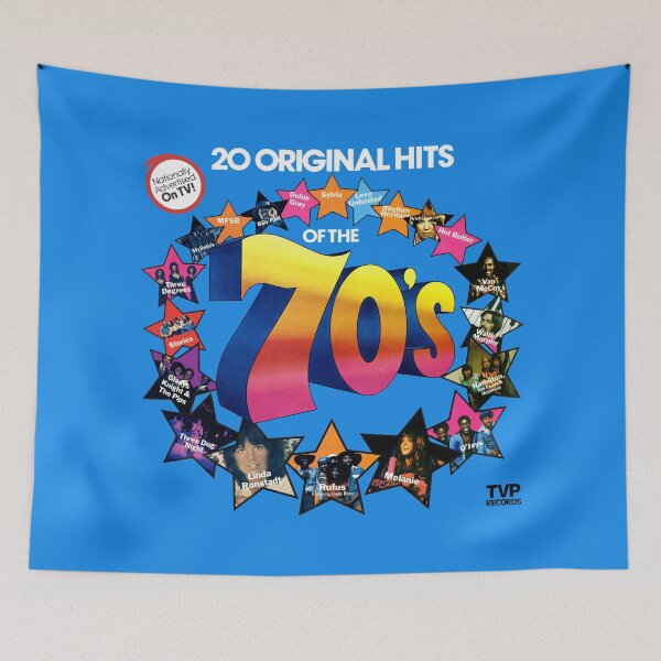 Item preview, HITS OF THE 70S - RECORD SLEEVE designed and sold by ThrowbackAds.