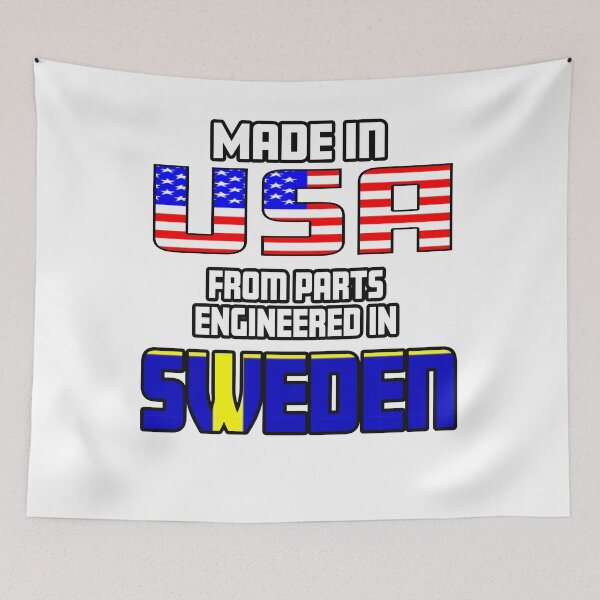 Item preview, Made in USA of parts engineered in Sweden  designed and sold by funnytshirtemp.