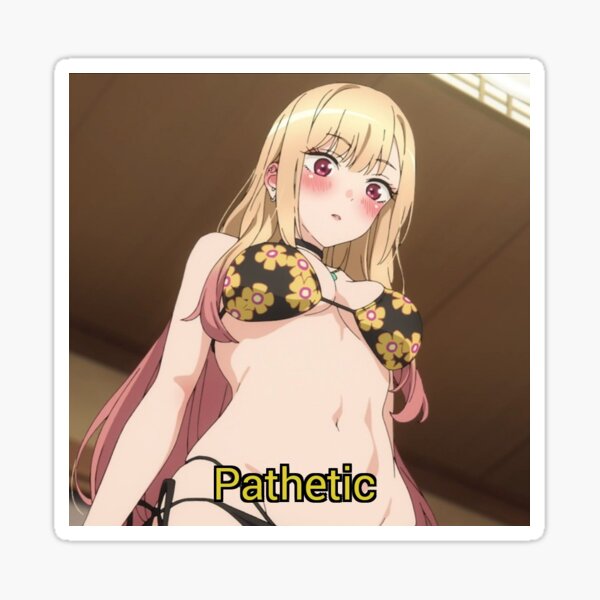 Waifu Girl Marin Kitagawa Hentai Ecchi My Dress Up Darlig Anime Kiss-Cut  Sticker