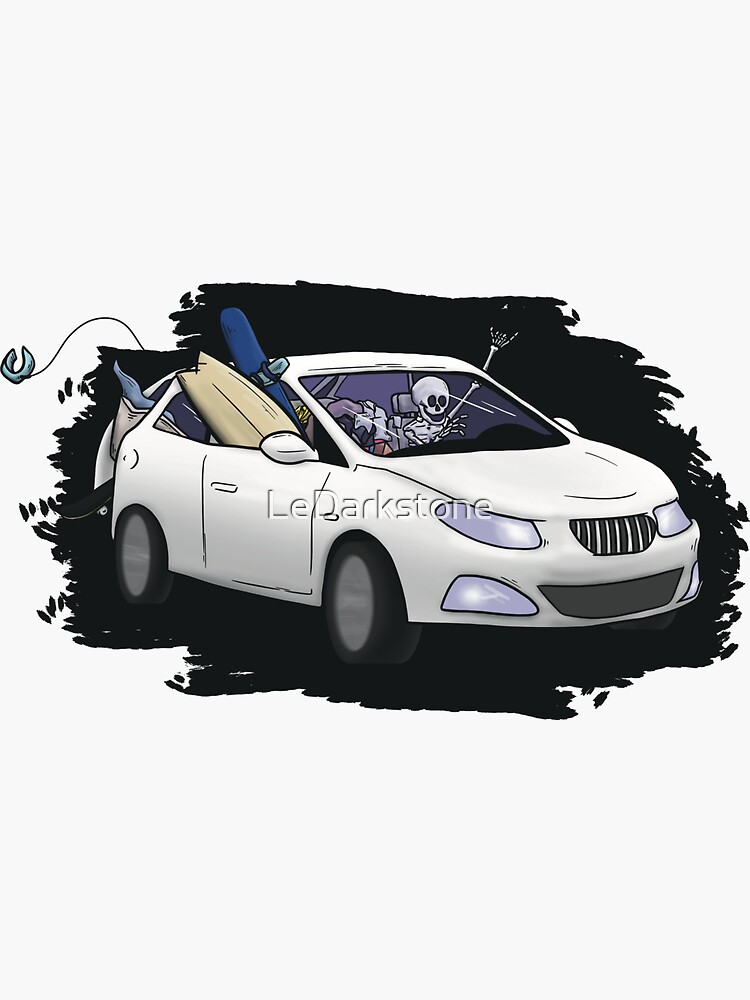 Thumbnail 3 of 3, Sticker, Cramped camper designed and sold by LeDarkstone.