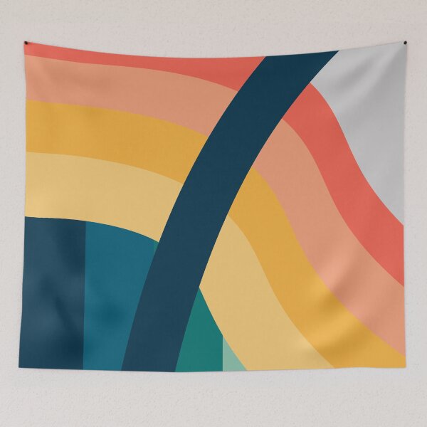 Item preview, Retro rainbow 60s 70s abstract retro pride rainbow, pride gift designed and sold by Orpaz Harush.