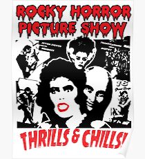 Rocky Horror Picture Show Cartoon rote Lippen Poster