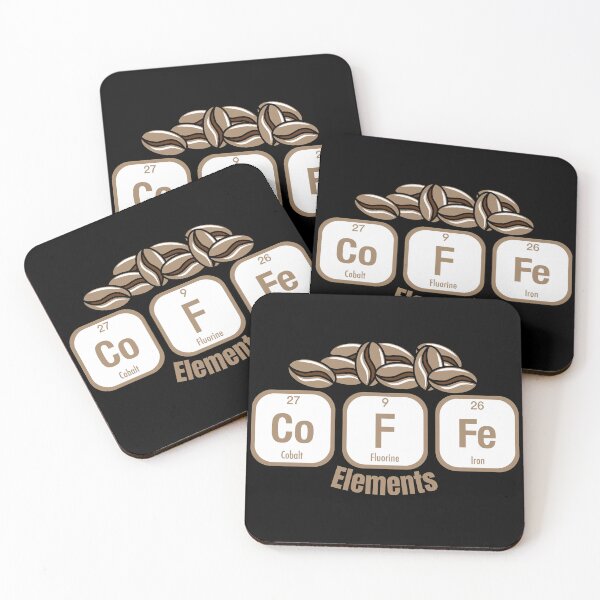 Item preview, Coffee Elements Periodic Table designed and sold by foodiexpress.