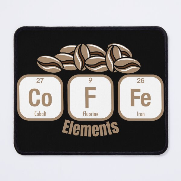 Item preview, Coffee Elements Periodic Table designed and sold by foodiexpress.