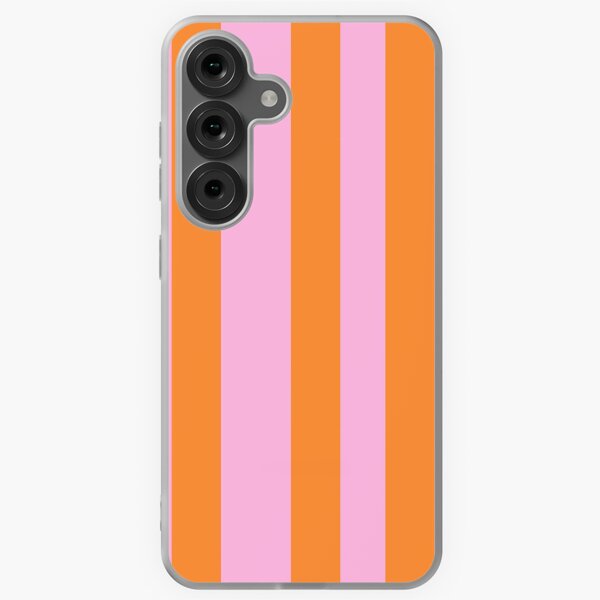 Aperçu de l'œuvre Larges rayures roses et orange créée et vendue par OneThreeSix.