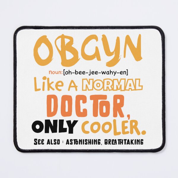 Item preview, Funny Obgyn definition Funny obstetrician gift, Obstetrician Gynecologist Gift designed and sold by anodyle.