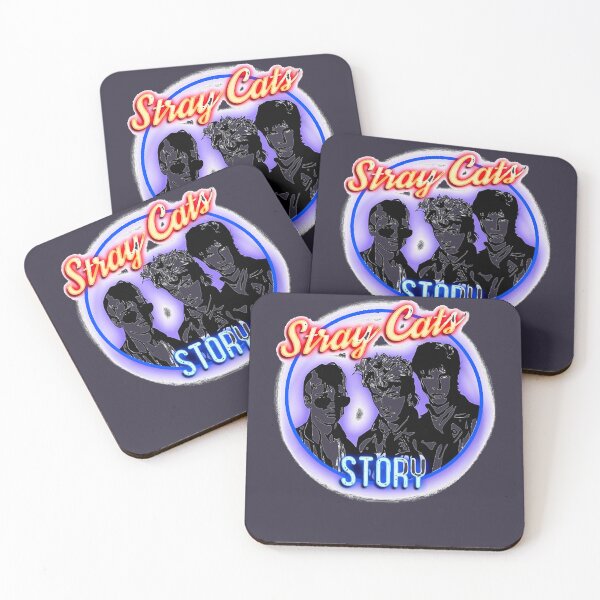 Item preview, Music Vintage rock80s Stray Cats Story designed and sold by BrittaSchwab.