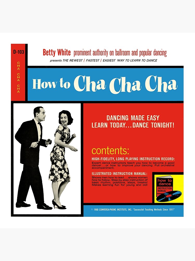 HOW TO CHA CHA CHA RECORD SLEEVE Art Board Print