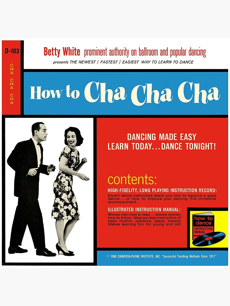 HOW TO CHA CHA CHA RECORD SLEEVE