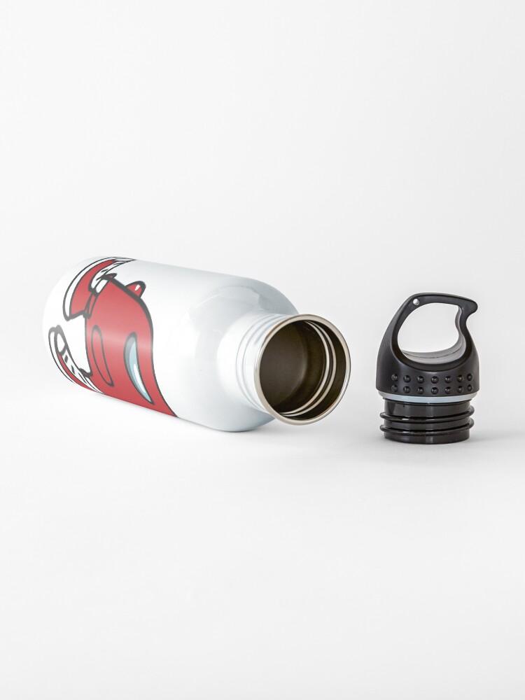 Alternate view of Amogus Drip Red - HD Water Bottle