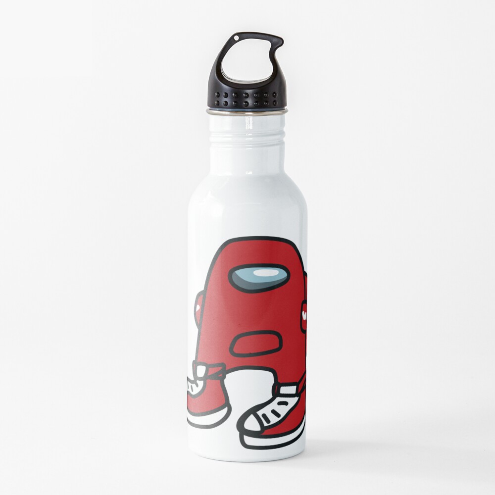 Amogus Drip Red - HD Water Bottle