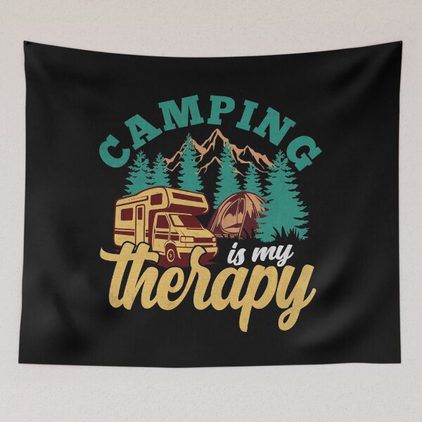 Item preview, Camping Is My Therapy designed and sold by IdeaIllustrator.