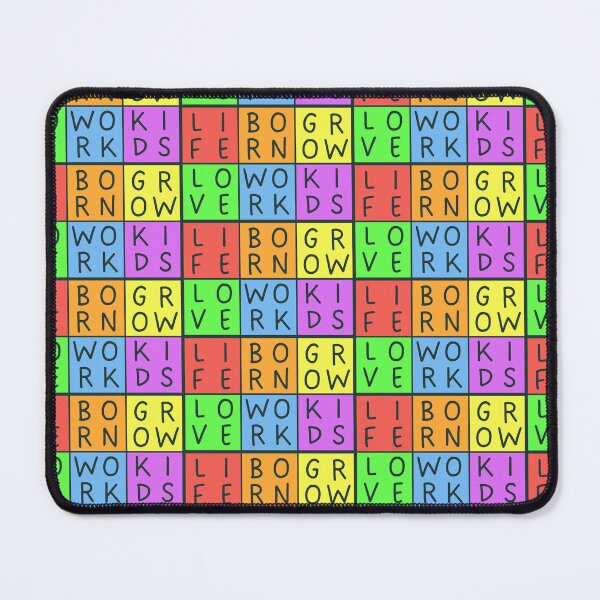 Item preview, Rainbow Life - 3x2 Squares - Grey text - Pastel colors rainbow message designed and sold by RainbowWordLand.