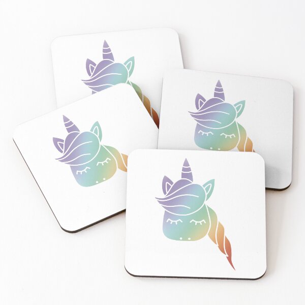 Item preview, Cute Magical Unicorn face - I love unicorns designed and sold by Hebrew-Labels.
