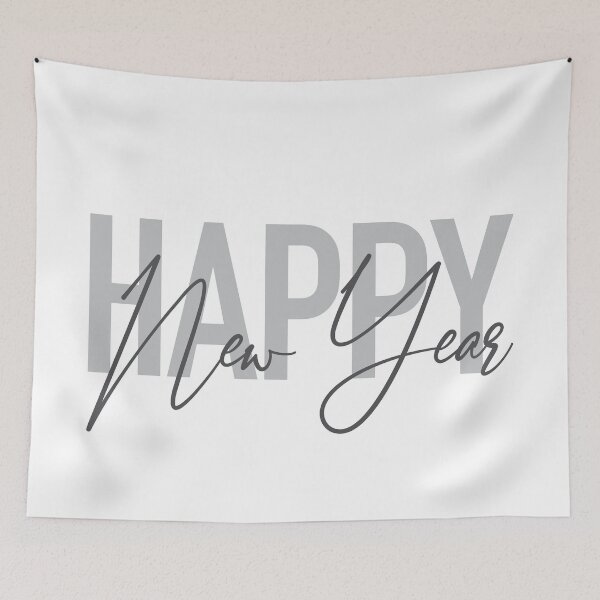 Item preview, Modern, simple, cool typography of Happy New Year designed and sold by theendup.