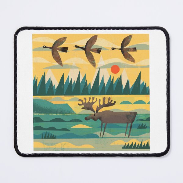 Item preview, Geese and Moose designed and sold by gklucas.
