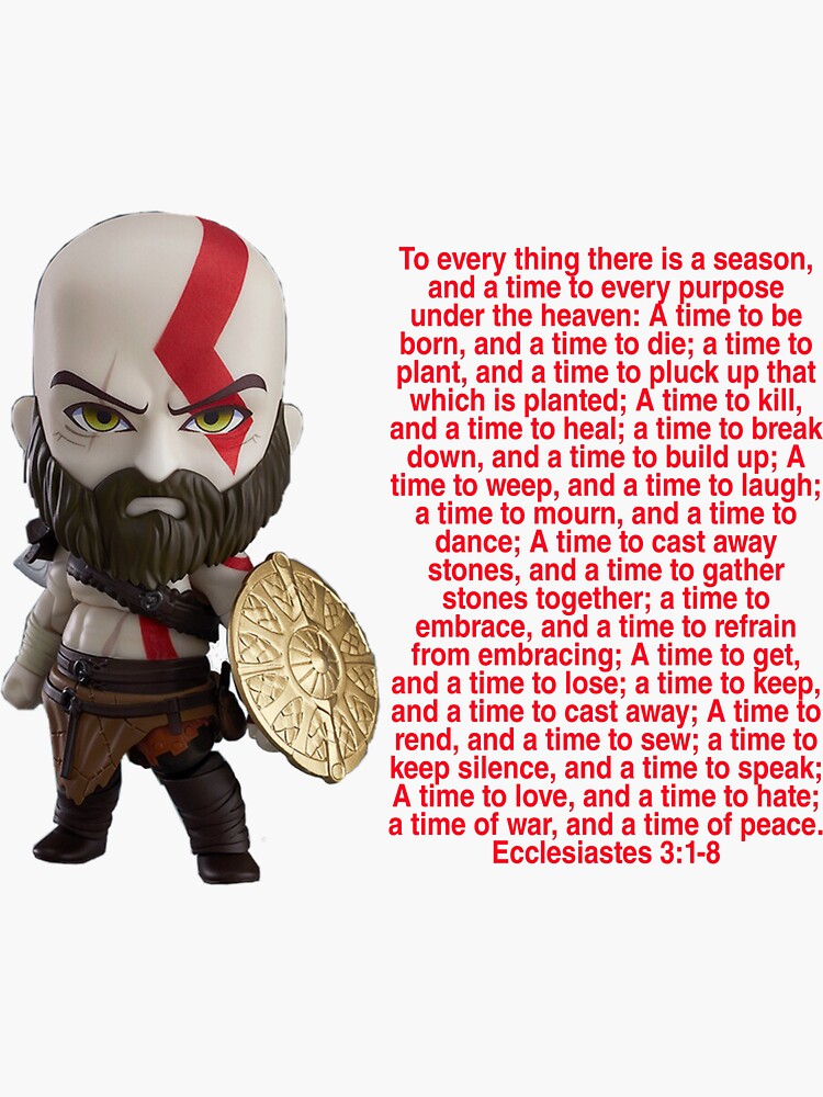 "God of war quote" Sticker for Sale by Amjadoxe Redbubble