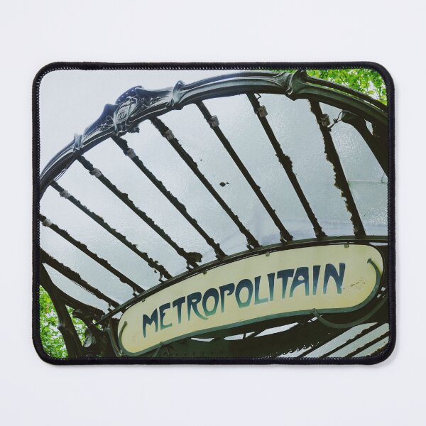 Item preview, Paris Metropolitan Vintage Metro Sign Entrance designed and sold by CarolinaReina.