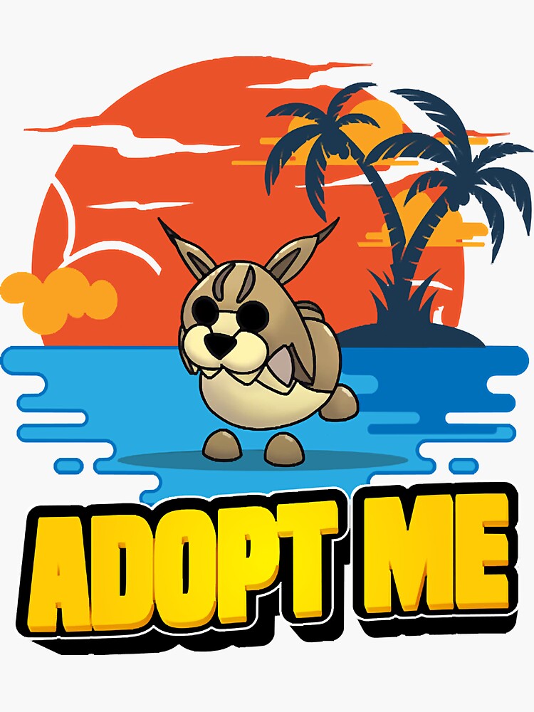 "Vintage Adopt me Lynx " Sticker for Sale by SamanthaQ67687 Redbubble