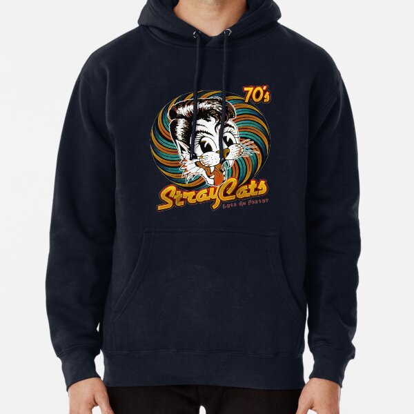 Retro Band Stray Cats Pullover Hoodie for Sale by BrittaSchwab Redbubble