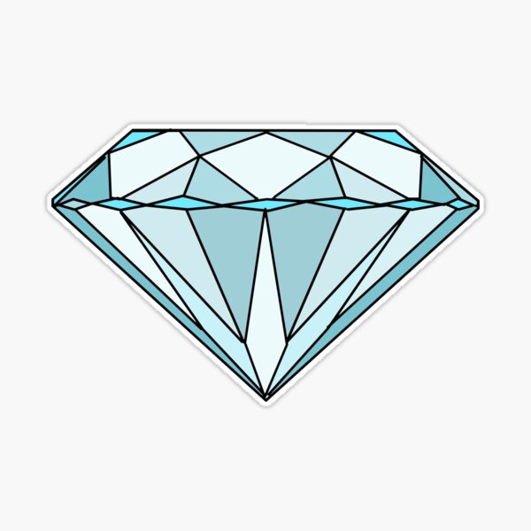 diamond  Sticker for Sale by ginvydas