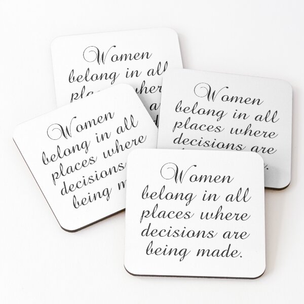 Item preview, Women Belong In All Places Where Decisions Are Being Made designed and sold by PhiloJourney.