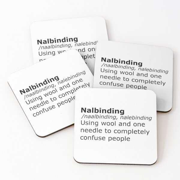 Item preview, Nalbinding, Naalbinding, Nalebinding. The Real Definition. designed and sold by Emma Boast.