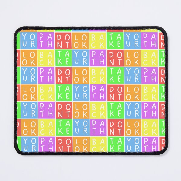 Item preview, Don't look back, take your path - 3x2 Squares - Pastel colors rainbow designed and sold by RainbowWordLand.