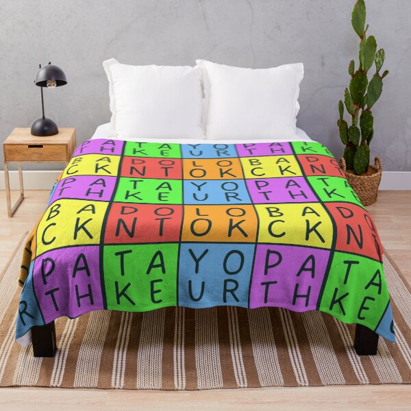 Item preview, Don't look back, take your path - 3x2 Squares - Gray text - Pastel colors rainbow quote designed and sold by RainbowWordLand.