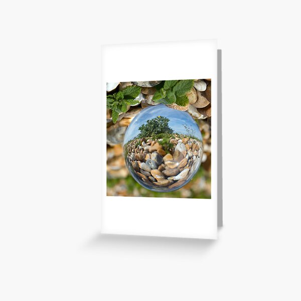 www.lizgarnett.com - Coastal View 4 - Dungeness, Kent, UK Greeting Card