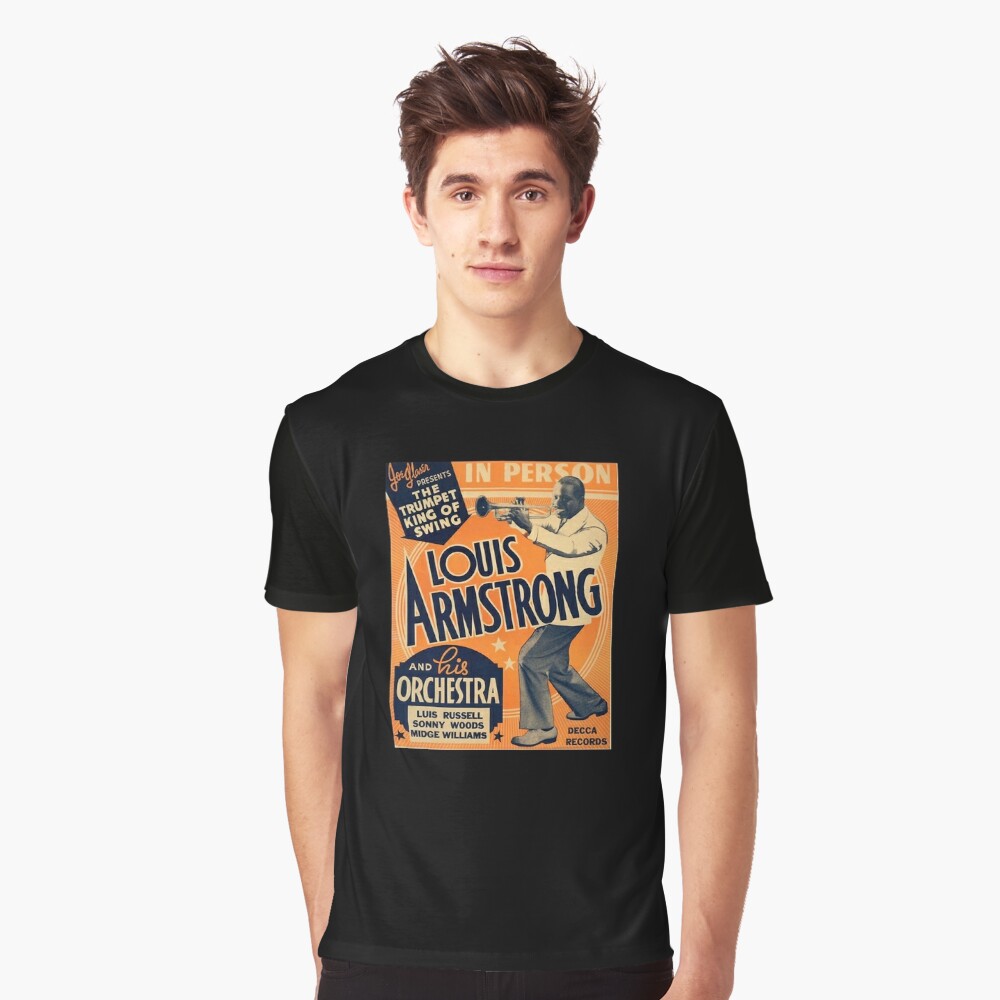 Louis Armstrong Website Active T-Shirt for Sale by axertl