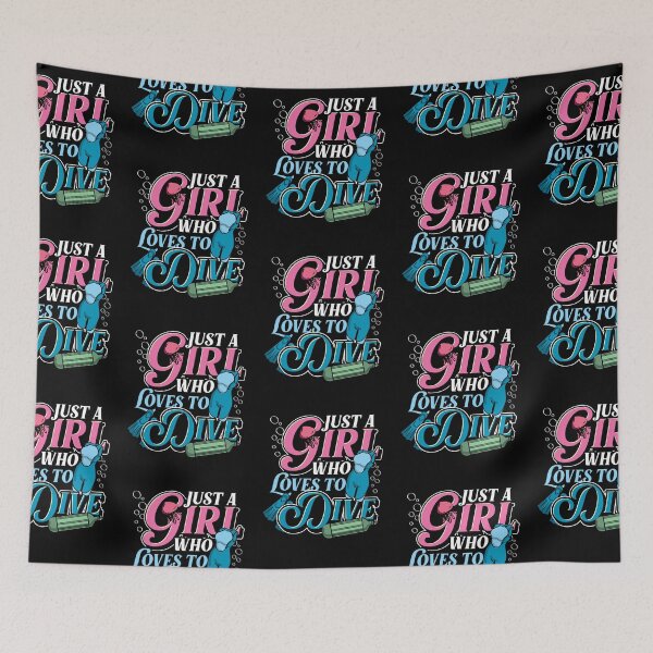 Item preview, Diver Girls Scuba Diving Underwater Swimming Diving designed and sold by Zaidan16.
