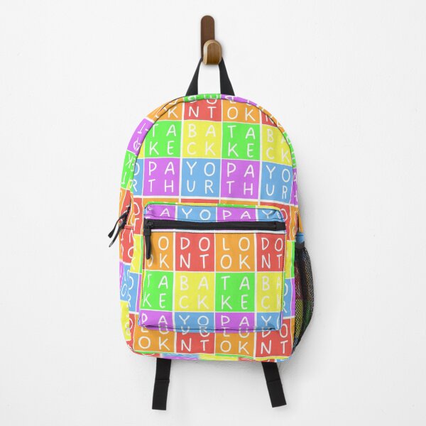 Item preview, Don't look back, take your path - 2x3 Squares - Pastel colors rainbow quote designed and sold by RainbowWordLand.