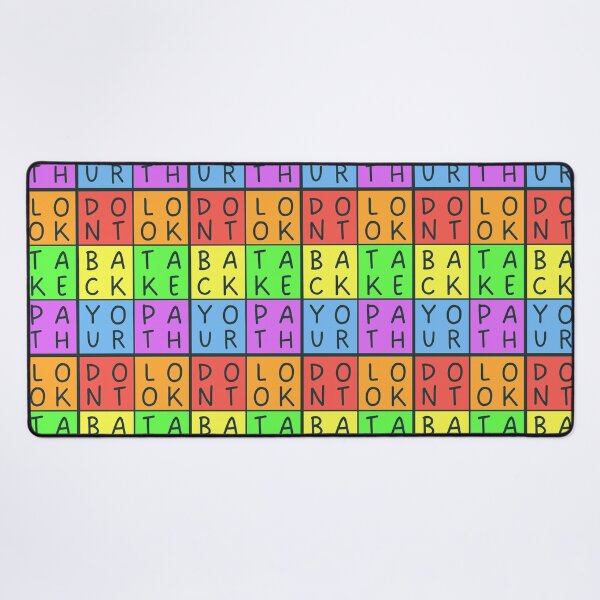 Item preview, Don't look back, take your path - 2x3 Squares - Gray text - Pastel colors rainbow designed and sold by RainbowWordLand.