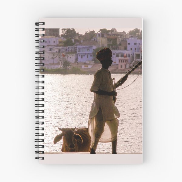 Item preview, Musician on Pushkar Lake designed and sold by indiafrankk.
