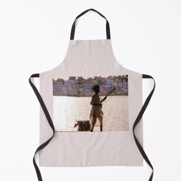 Item preview, Musician on Pushkar Lake designed and sold by indiafrankk.