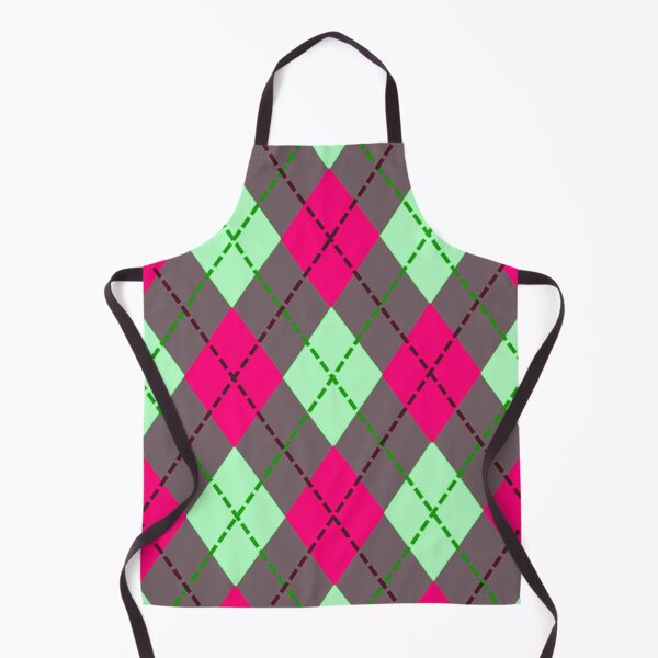 Item preview, Argyle Pattern - Red, Spearmint and Chocolate Brown designed and sold by TotallyRetroArt.