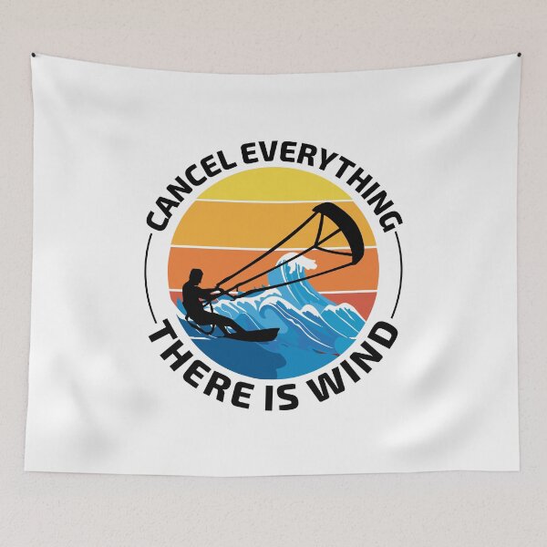 Item preview, Kitesurfing Kiteboarding Kiteboarder Kitesurf Vintage Retro designed and sold by TastefulTees.