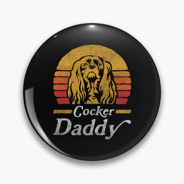 Item preview, Retro Vintage American Cocker Spaniel Daddy designed and sold by More Cute Dogs.