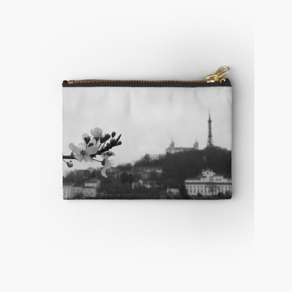 Item preview, White flowers and blurry Lyon designed and sold by CarolinaReina.