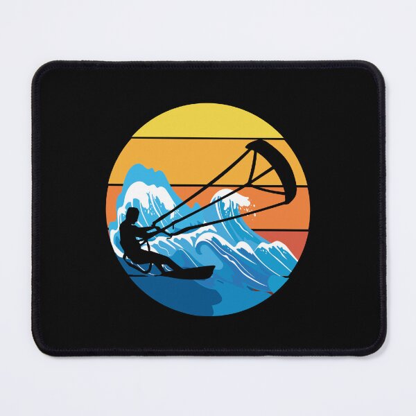 Item preview, Kitesurfing Kiteboarding Kiteboarder Kitesurf Vintage Retro designed and sold by TastefulTees.
