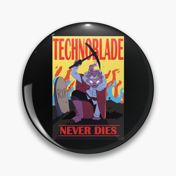 Item preview, technoblade never dies designed and sold by Jamaika-Vuppir.