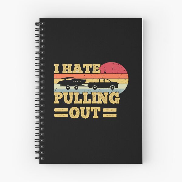 Item preview, I Hate Pulling Out Boating Funny Retro Boat Captain designed and sold by AdelDa19.