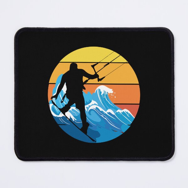Item preview, Kitesurfing Kiteboarding Kiteboarder Kitesurf Vintage Retro designed and sold by TastefulTees.