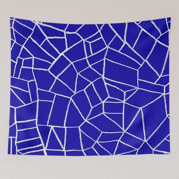 Item preview, Cubismo in Blue designed and sold by studioanalog.
