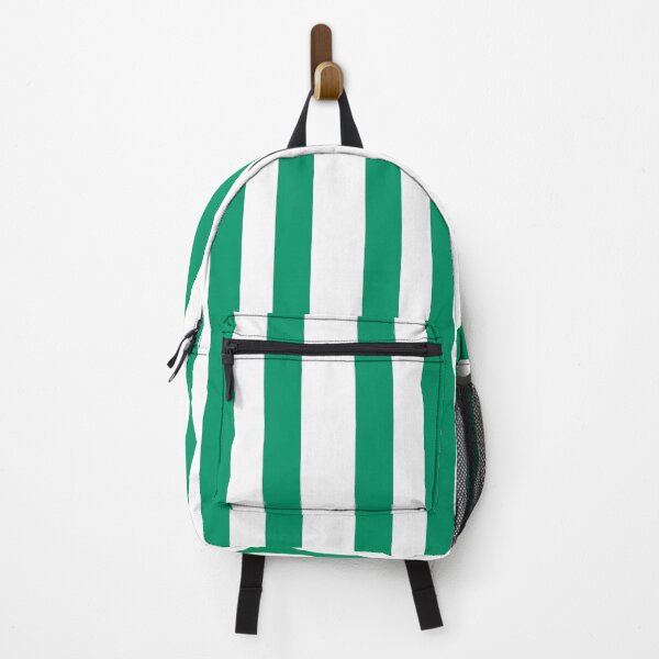 Item preview, Green and White Stripes Wide designed and sold by OneThreeSix.
