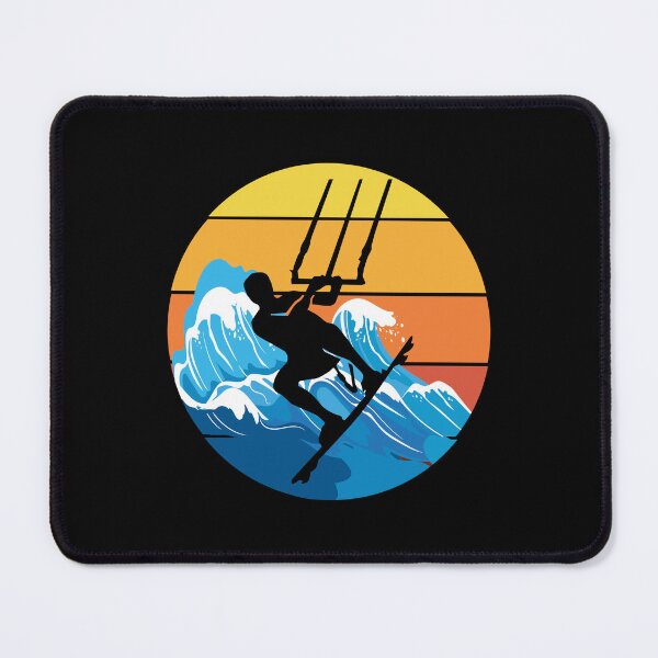 Item preview, Kitesurfing Kiteboarding Kiteboarder Kitesurf Vintage Retro designed and sold by TastefulTees.